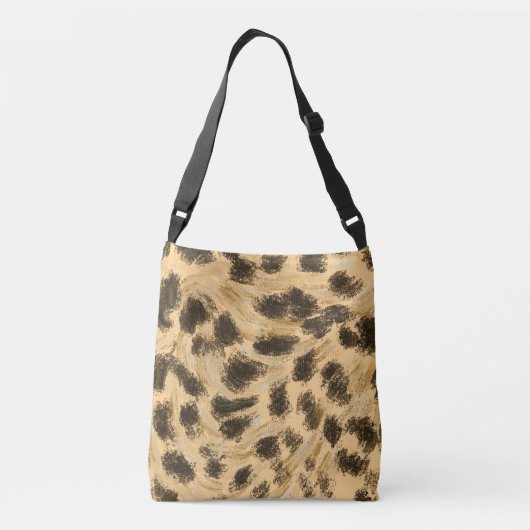 Leopard Print Crossbody Tasche (Rückseite)