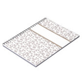 Leopard Print Custom Personalisiert Notebook Journ Notizblock (Linke Seite)