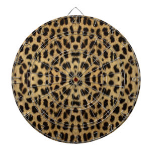 Leopard Print Dart Board Dartscheibe