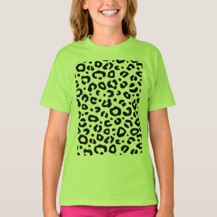 Leopard Print Design T - Shirt