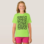 Leopard Print Design T - Shirt (Vorne ganz)