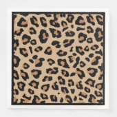 Leopard Print Dinner Napkin Serviette (Vorderseite)
