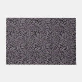 Leopard Print (dunkel) Fußmatte (Vorderseite)