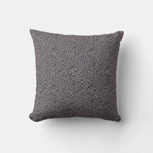 Leopard Print (dunkel) Kissen (Vorderseite)