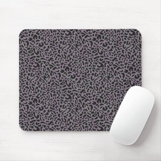 Leopard Print (dunkel) Mousepad (Mit Mouse)