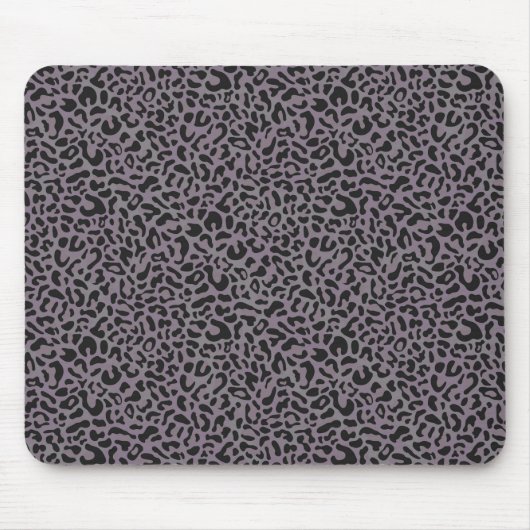 Leopard Print (dunkel) Mousepad (Vorne)