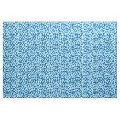 Leopard Print - Dunkler Kobalt und Himmelblau Stoff (Yard (91,4 cm))