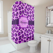 Leopard Print Duschvorhang (Beispiel)