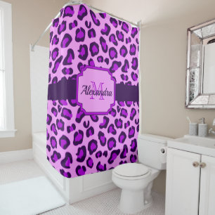Leopard Print Duschvorhang