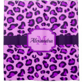 Leopard Print Duschvorhang (Vorderseite)