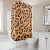 Leopard Print Duschvorhang (Beispiel)