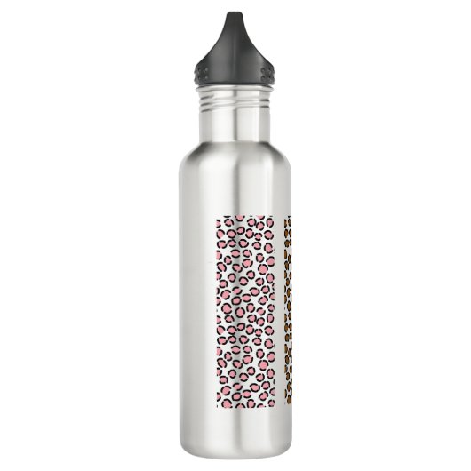 Leopard Print Edelstahlflasche (Links)