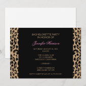Leopard Print Einladung (Vorne/Hinten)