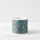 Leopard Print Espresso Tasse (Vorderseite)