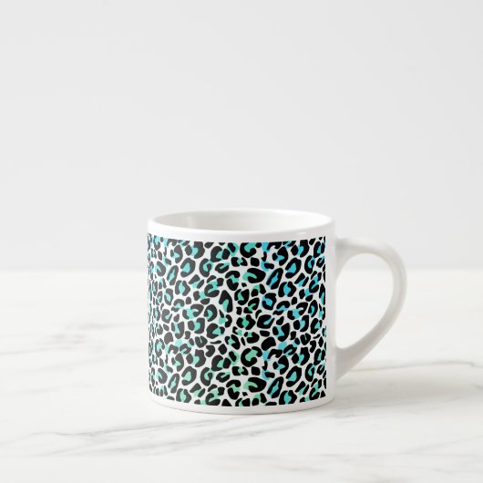 Leopard Print Espresso Tasse (Rechts)