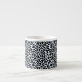 Leopard Print Espresso Tasse (Vorderseite)