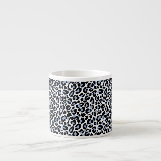Leopard Print Espresso Tasse (Vorderseite)