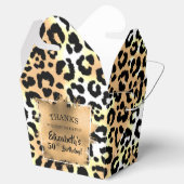 Leopard Print Favor Box Geschenkschachtel (Geöffnet)