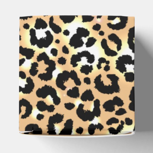 Leopard Print Favor Box Geschenkschachtel (Oben)
