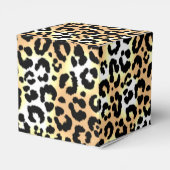Leopard Print Favor Box Geschenkschachtel (Rückseite)