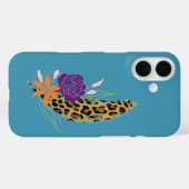 Leopard Print, Feathers & Florals Case-Mate iPhone Hülle (Rückseite (Horizontal))