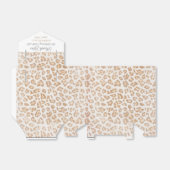 Leopard Print Female Birthday Party Gefallen Box Geschenkschachtel (Ungefaltet)