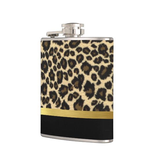 Leopard Print Flachmann (Links)