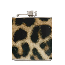 Leopard Print Flachmann