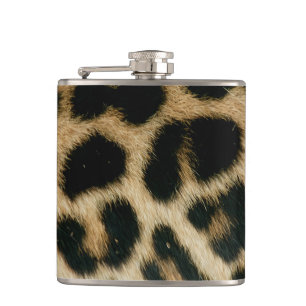 Leopard Print Flachmann