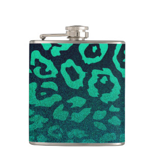 Leopard Print Flachmann