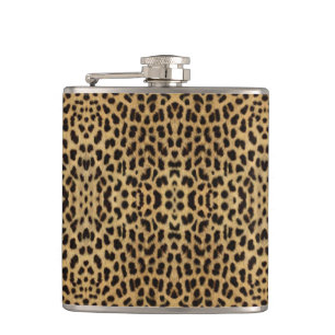 Leopard Print Flask Flachmann