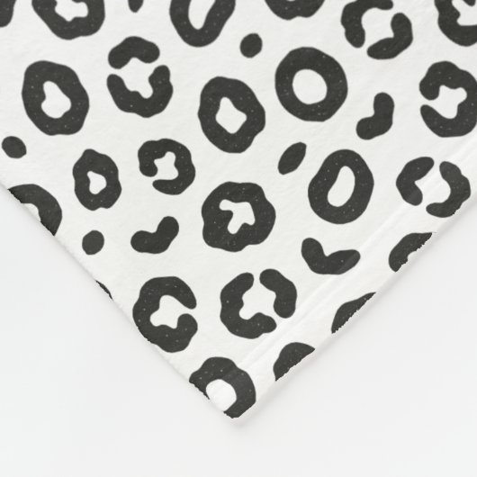 Leopard Print Fleecedecke (Ecke)
