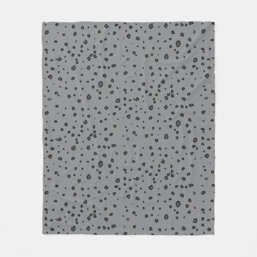 Leopard Print Fleecedecke (Vorderseite)