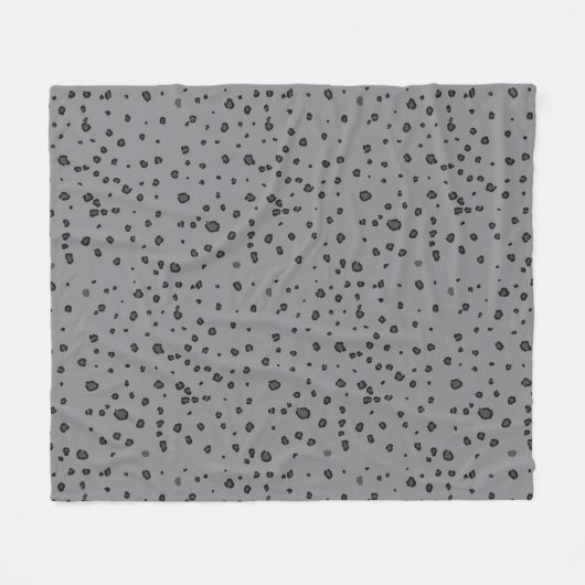 Leopard Print Fleecedecke (Vorderseite (Horizontal))