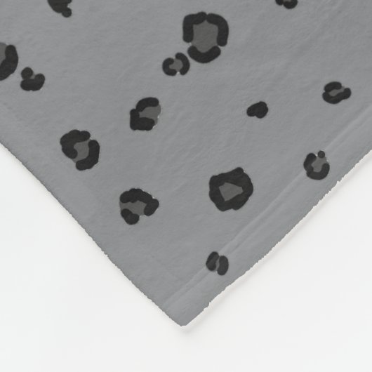 Leopard Print Fleecedecke (Ecke)