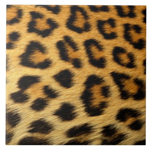 Leopard Print Fliese (Vorderseite)