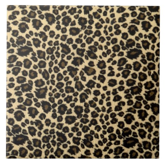 Leopard Print Fliese (Vorderseite)