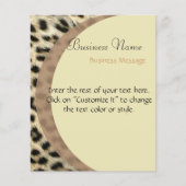 Leopard Print Flyer (Vorne)