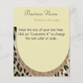 Leopard Print Flyer (Vorne)