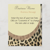 Leopard Print Flyer (Vorne)