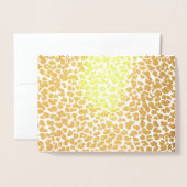 Leopard Print Foil Card Folienkarte (Vorderseite mit Umschlag)