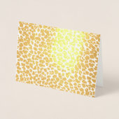 Leopard Print Foil Card Folienkarte (Vorderseite)