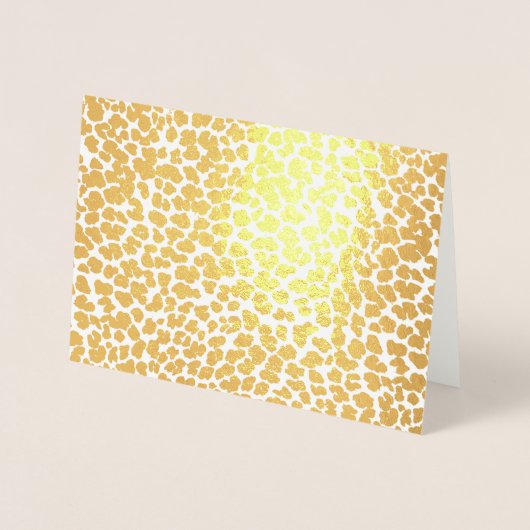 Leopard Print Foil Card Folienkarte (Vorderseite)