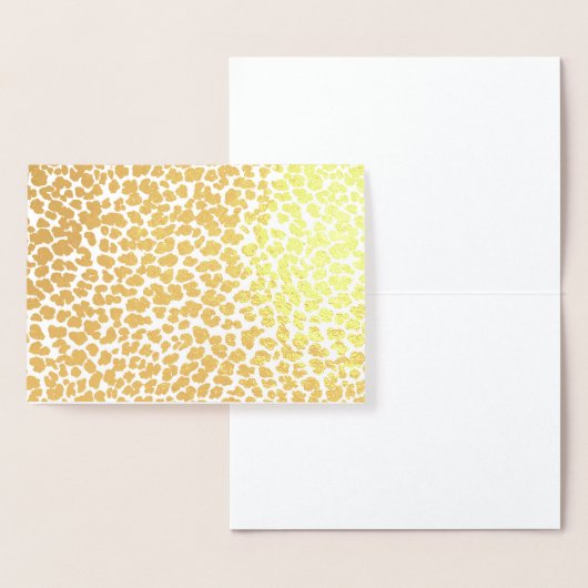 Leopard Print Foil Card Folienkarte (Anzeige)