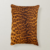 Leopard Print Foto Accent Throw Toss Decke Kissen (Rückseite(Vertikal))