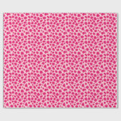 Leopard Print - Fuchsia und hellrosa Geschenkpapier (Flach)