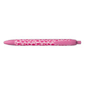 Leopard Print - Fuchsia und hellrosa Kugelschreiber (Rückseite)