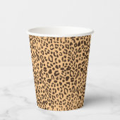 Leopard Print Fun Paper Cups Pappbecher (Rückseite)