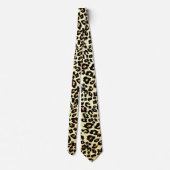 Leopard Print Fun Tie Krawatte (Rückseite)