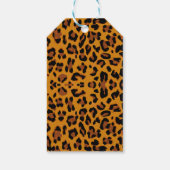 Leopard Print Geschenkanhänger (Rückseite)